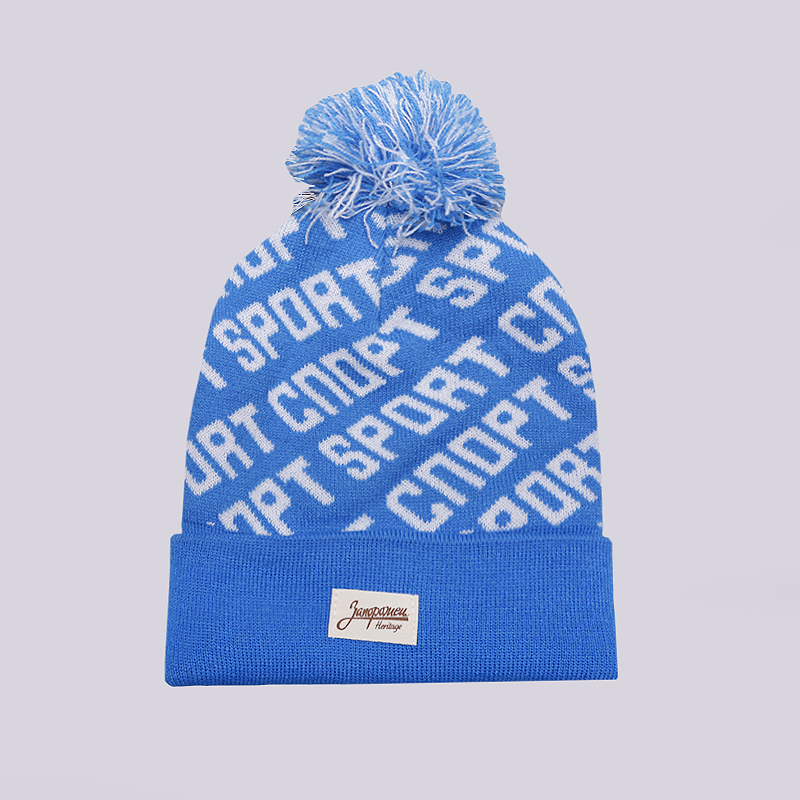 Шапка Запорожец heritage Avto Sport Beanie (Avto Sport FW17-син)  - цена, описание, фото 2